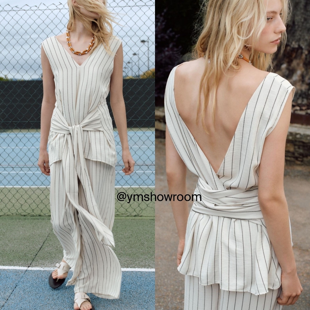 ZARA Stripped Co-ord set